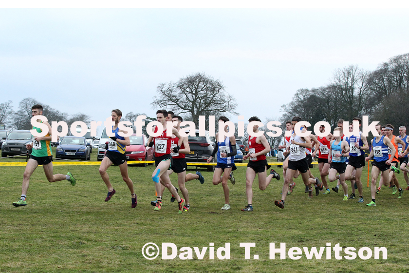 Senior mens Northern Cross Country Champs., Camp Hill Estate, Kirklington.  Photo: David T. Hewitson/Sports for All Pics